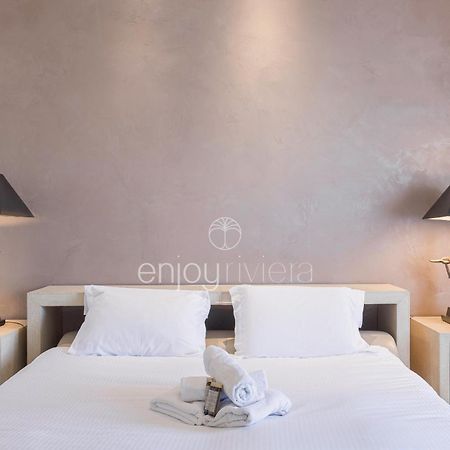 Palais Miramar Suite Art Modern - Derniere Etages Vue Mer - 75M De Confort - En Face Des Plages -Wifi - Clim Cannes Luaran gambar