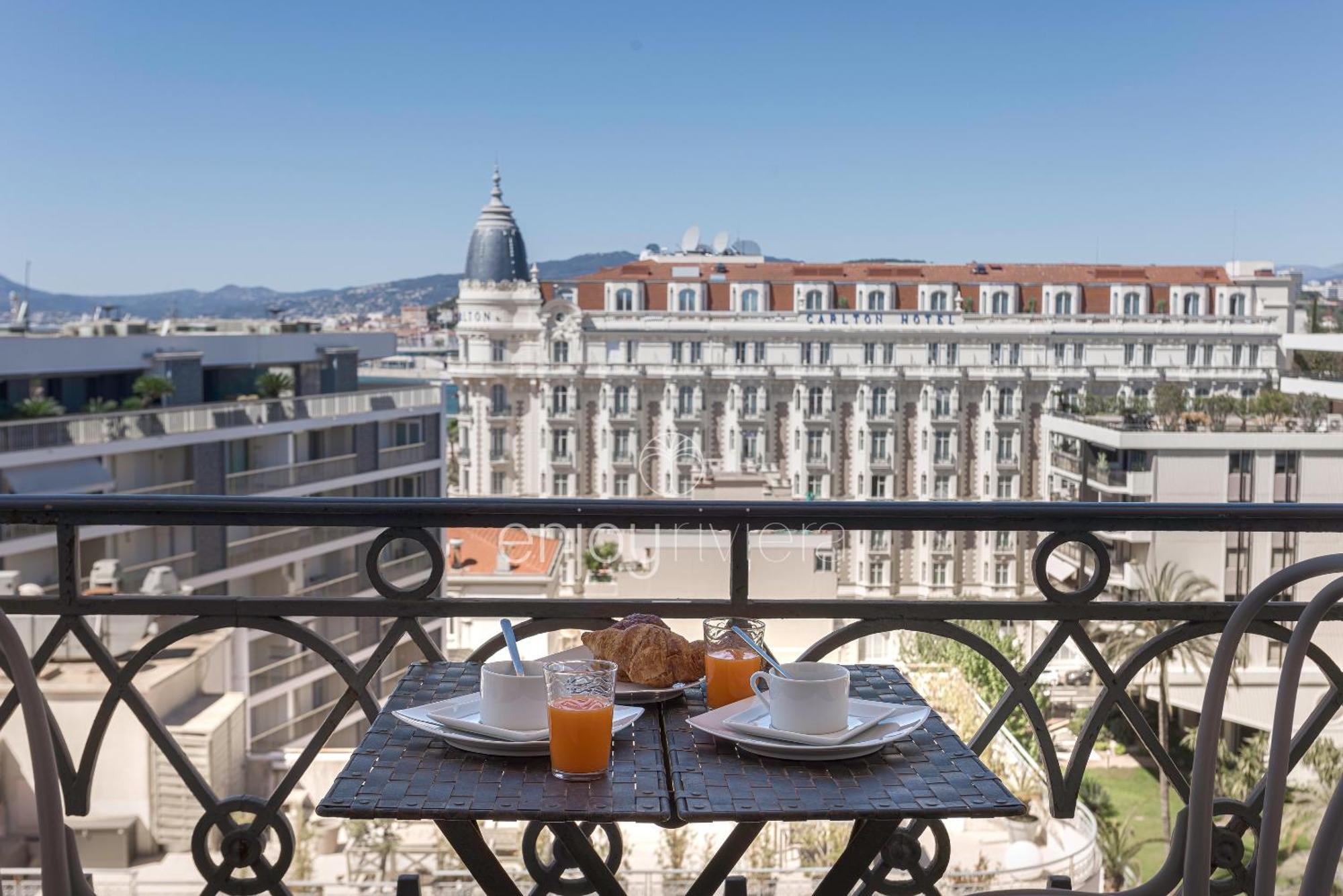 Palais Miramar Suite Art Modern - Derniere Etages Vue Mer - 75M De Confort - En Face Des Plages -Wifi - Clim Cannes Luaran gambar