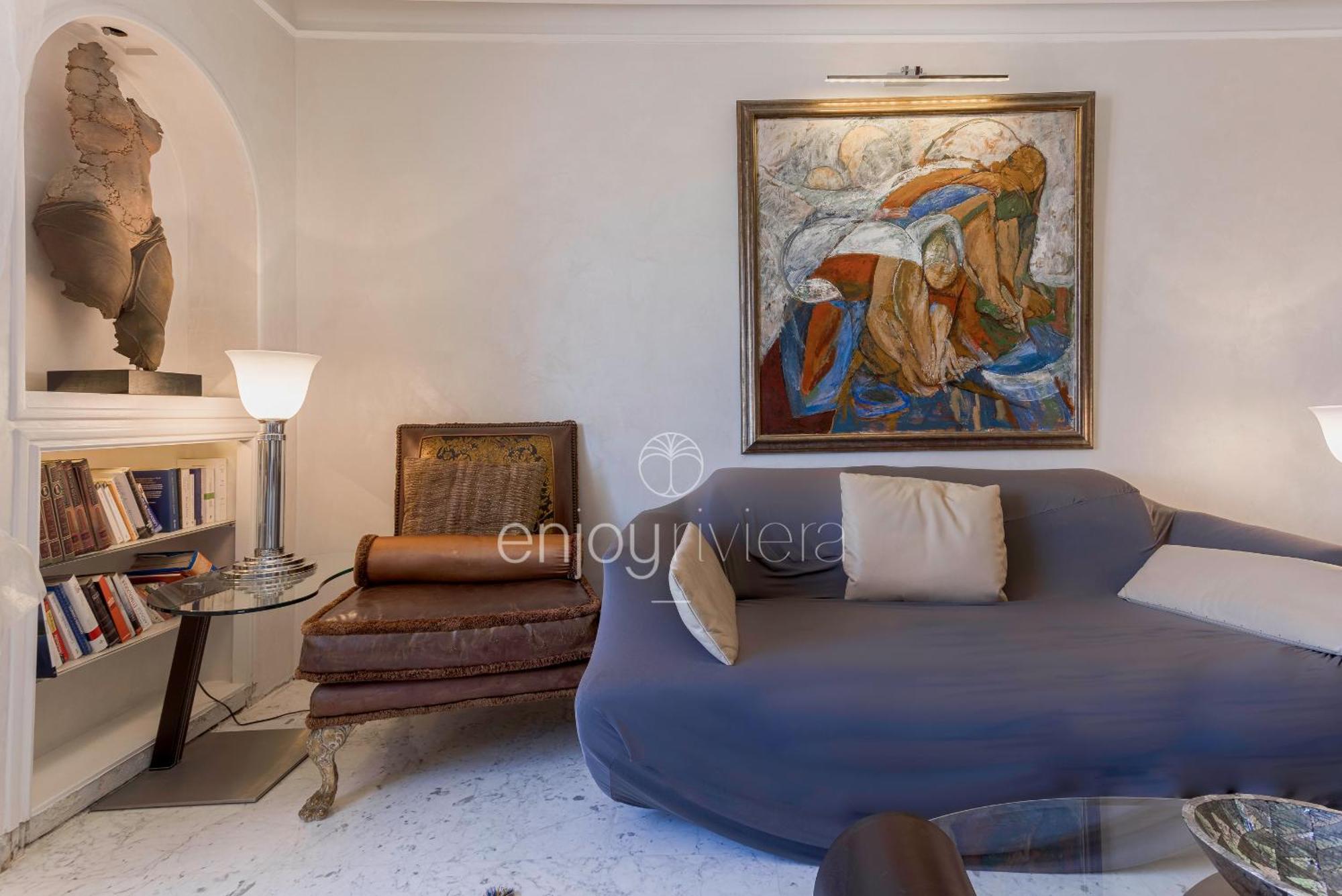Palais Miramar Suite Art Modern - Derniere Etages Vue Mer - 75M De Confort - En Face Des Plages -Wifi - Clim Cannes Luaran gambar